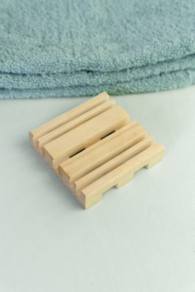 Porte savon en bois