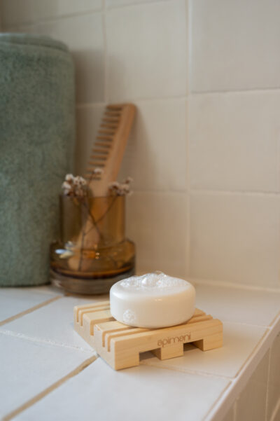 Porte savon en bois